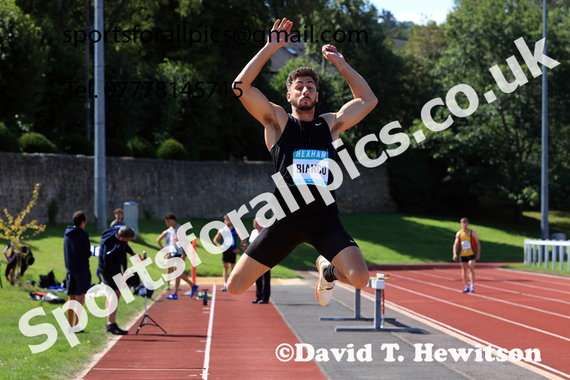 Decathlon long jump, 2025 EAP International Combined Events, Hexham, Northumberland.  Photo: David T. Hewitson/Sports for All Pics